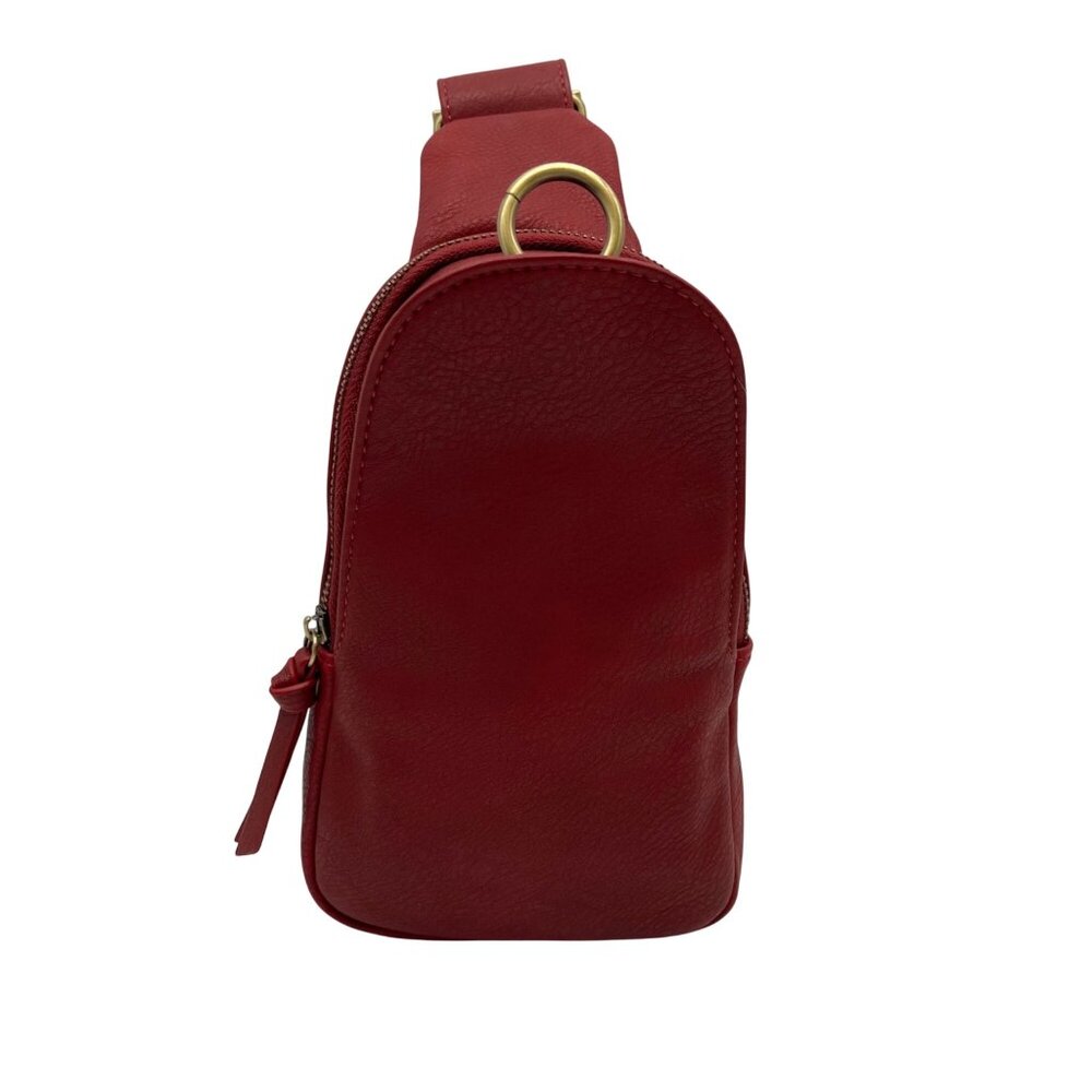 Urban Originals Red Faux Leather Liberty Sling Bag
